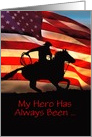 American Cowboy Father’s Day Card Customizable card