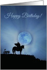 Pegasus and Moon Happy Birthday card