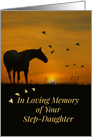 Sympathy for loss of Step Daughter card