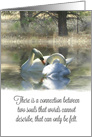 Soulmate Congratulations Wedding Getting Married with Beautiful Swans card