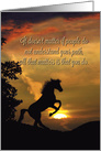 Encouragement Follow Your Path, Follow your Heart Horse card