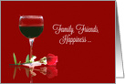 Fun and Wine Happy Birthday, Humorous Pretty Birthday card