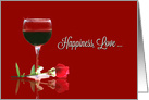 Fun Wine Themed Happy Valentine’s Day, Humorous Valentine’s Day card