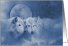 Wolf Season’s Greetings, Beauty of the Season, Wolf Snow Holiday Cards