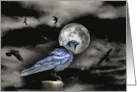 Raven or Crows Winter Solstice Blessings Native American Solstice card