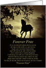 Beautiful Sympathy for Suicide Passing, Spiritual Word, Forever Free card