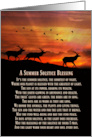 Summer Solstice Blessings, Native American Inspired Herd of Elk card