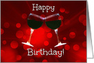 Wine Happy Birthday Cheers card