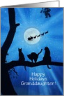 Custom Happy Holidays with Cats and Santa card