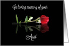 Sympathy for Loss of Aunt Rose card