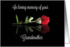 Sympathy for Loss of Grandmother Rose card