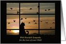 Loss of Child Sympathy card