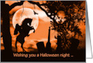 Headless Horseman General Happy Halloween Customize card