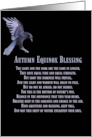 Raven or Crow Autumn Equinox Mabon Blessings with Poem card