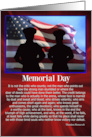 Memorial Day Military Remembrance Famous Quote Teddy Roosevelt card