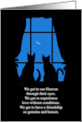 Cat Sympathy with Cats in Window Stars and Moon Spiritual card