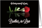 Sympathy for loss of Brother in Law card