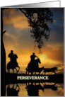 Encouragement Don’t Give Up Custom Country Western Cowboy card