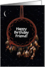 Birthday For Friend Dreamcatcher Custom Text Cover card