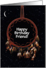Birthday For Friend Dreamcatcher Custom Text Cover card