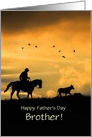 Brother Father’s Day Country Western Cowboy Customizable card