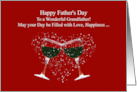 Grandfather Happy Fathers Day with Wine card