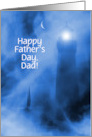 Fathers Day Sailboat Lighthouse for Dad or Father Custom Text card
