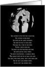 Wicca Inspired Happy Birthday Poem With Ravens and Silver Moon card