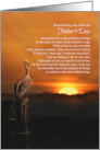 Fathers Day Remembrance with Pelican and Sea Spiritual Poem card