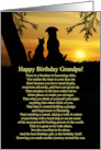 Grandpa Happy Birthday Tribute to Grandfather and Getting Older card