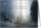 Christmas Holiday Remembrance of Wife Custom Cover card