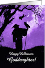 Goddaughter Witch and Warlock Fantasy Halloween Customizable card