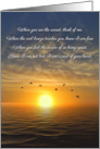 Thank You for Your Sympathy Beautiful OceanSunset with Birthdays card