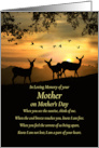 Mothers Day Sympathy In Remembrance of your Mother Spiritual Poem card