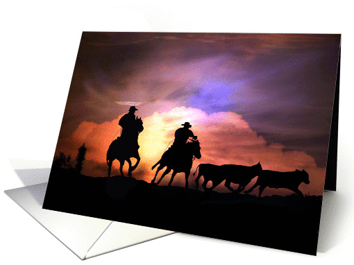 Cowboy Happy Birthday card (1185902)