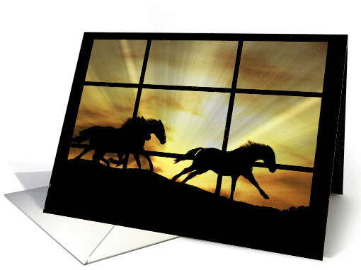 Horse Note card (1221378)