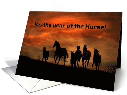 Happy Birthday Year of the Horse card (1232286)