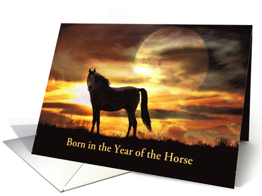 Happy Birthday Year of the Horse card (1232338)