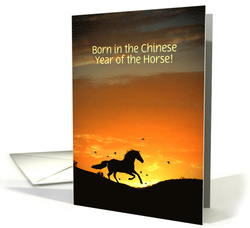 Happy Birthday Year of the Horse card (1232350)