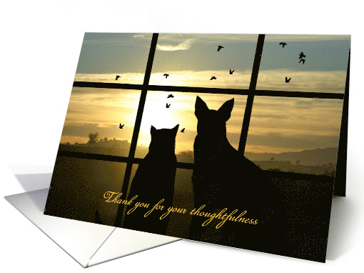 Thank you for your sympathy, condolences card (1239384)