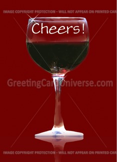 Cheers red wine...