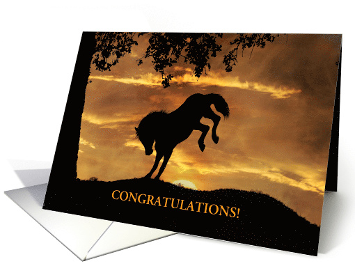 You Kicked Ass Congratulations Card Customizable card (1308886)