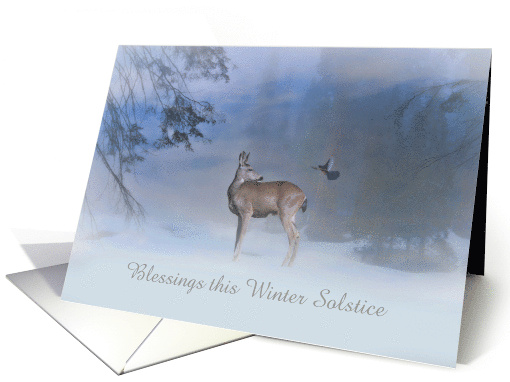 Happy Winter Solstice Dear and Jay Customize card (1313796)