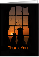 Thank you for pet sitting Customize card