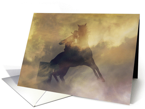Barrel Racer Birthday card (1389662)