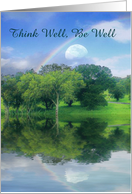 Think Well, Be Well Get Well Card