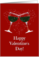 Humorous Wine Happy Valentine’s Day, General Valentine’s Day card