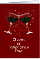 Wine Country Happy Valentine’s Day Customizeable card