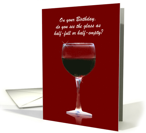 Funny Wine Happy Birthday Customizable card (1426902)