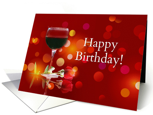 Wine Country Cheers Happy Birthday card (1437542)